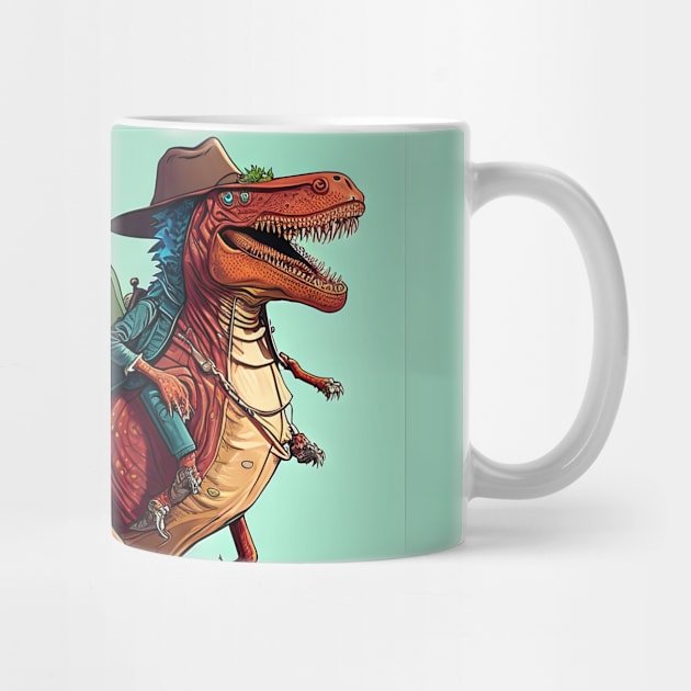 Funny T Rex I'm Unstoppable in a retro vintage aesthetic by Oddities Outlet